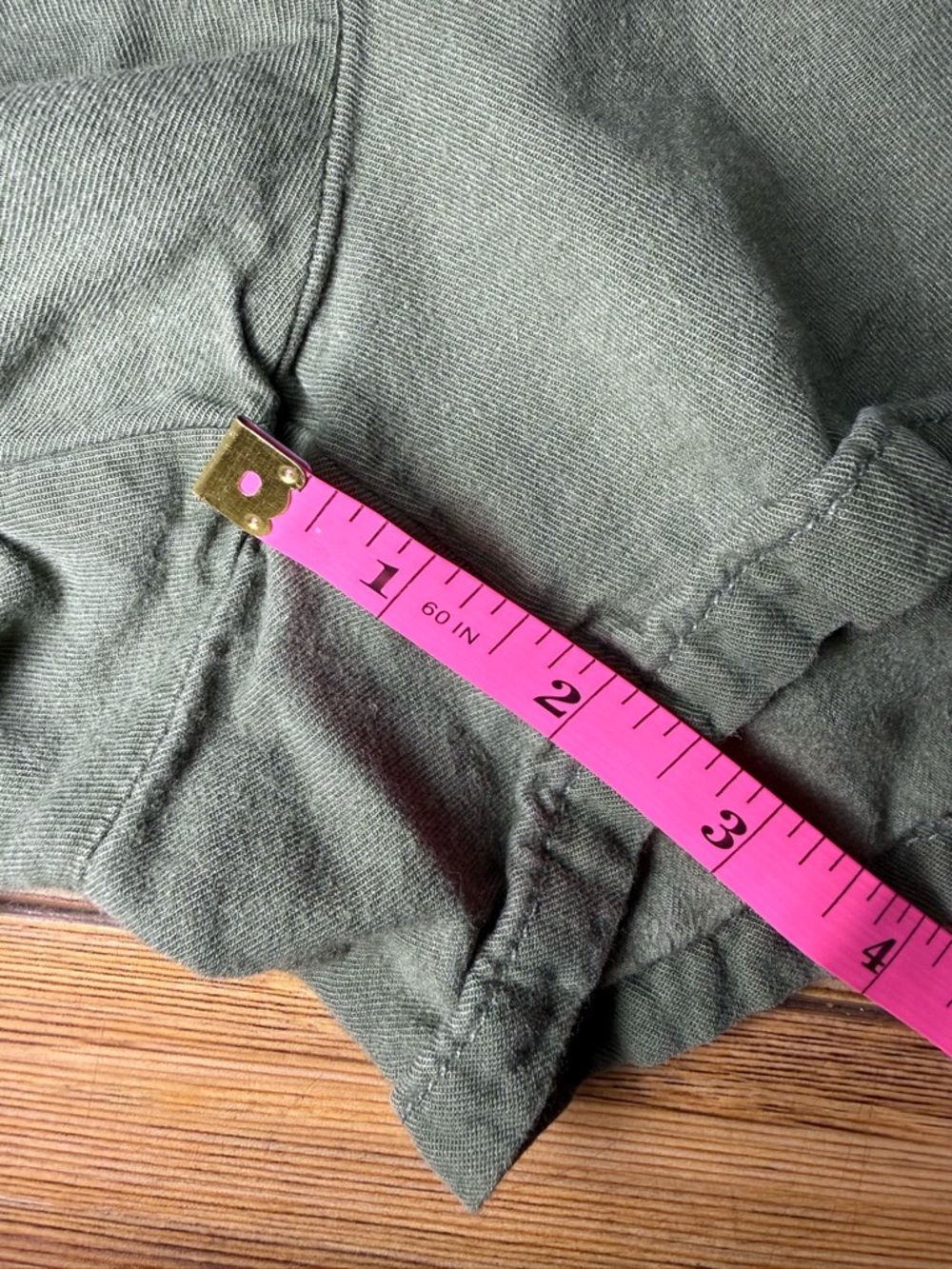 Madewell Olive Green Pull On Shorts Womens Small Elastic Waist Casual - Picture 5 of 6